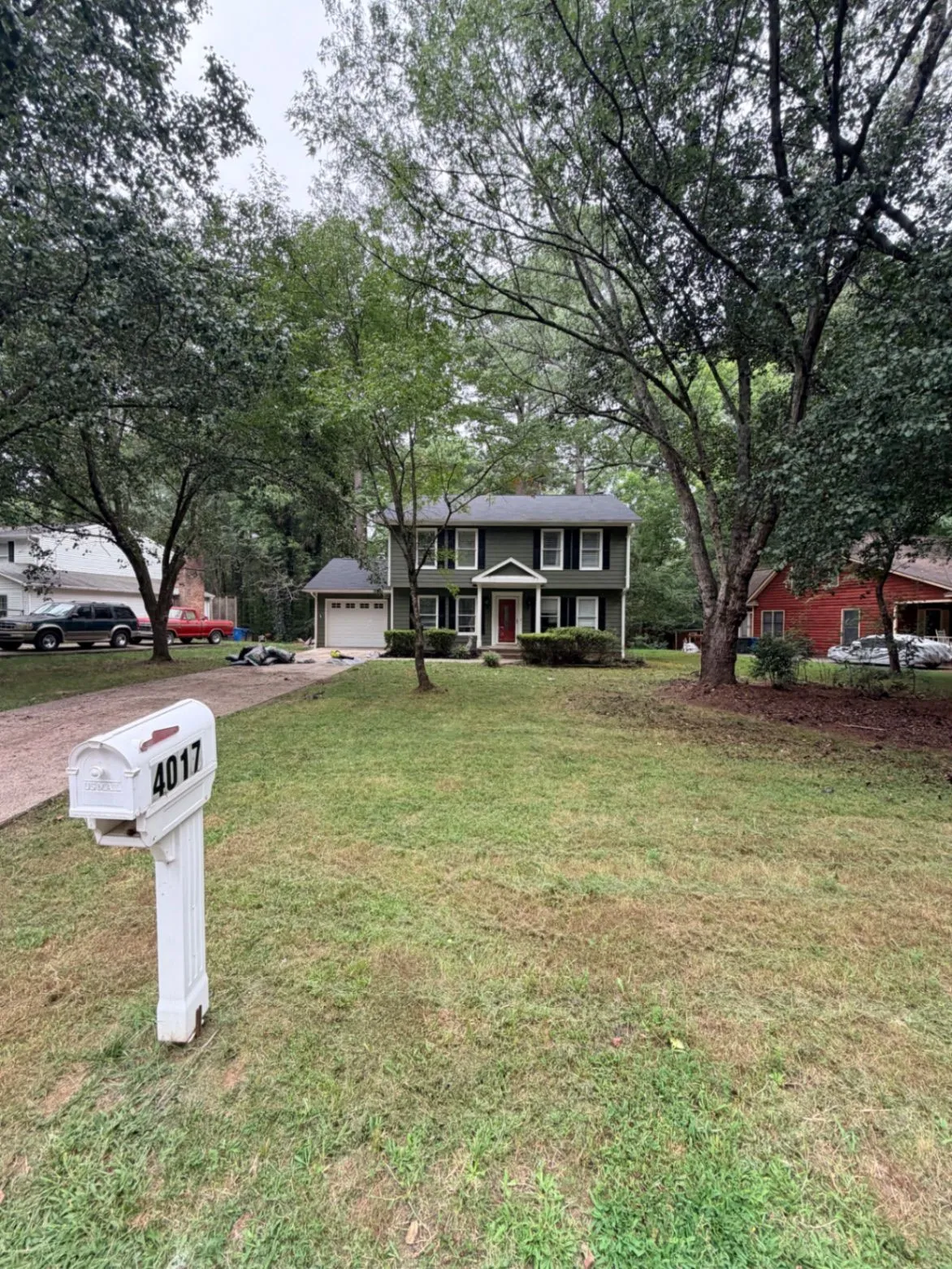 A Durham residential property photographed for listing marketing